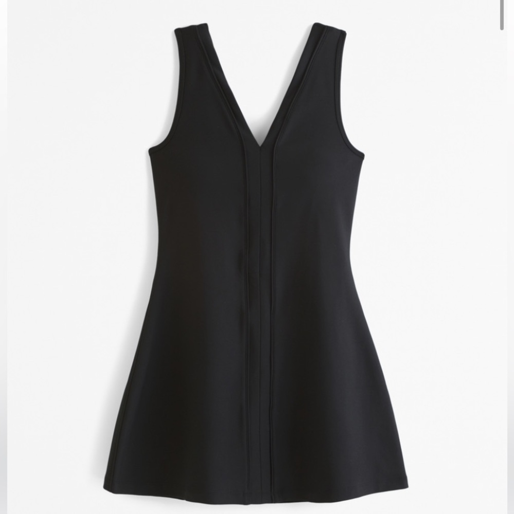Abercrombie YPB SculptLUX V Neck Mini Dress - Picture 1 of 1